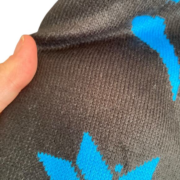 NWT NFL Carolina Panthers Blue Black Argyle Logo Ugly Christmas Sweater Size 2XL - Picture 10 of 16